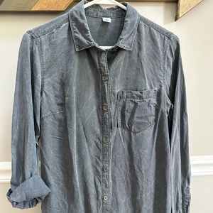 Old Navy Faded Black Jean Shirt